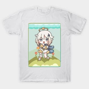 Smug Paimon Chibi T-Shirt